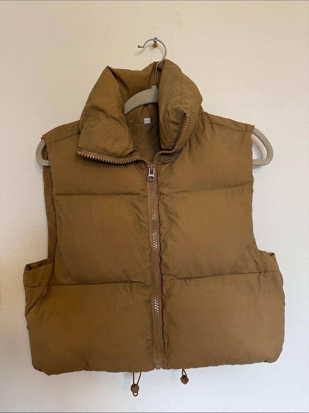 Cropped Puffer Vest